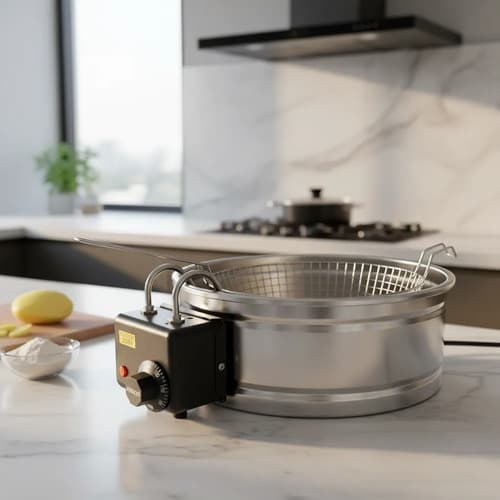 Central Fritadeira Tacho 5l Cinza 1600 W 220v
